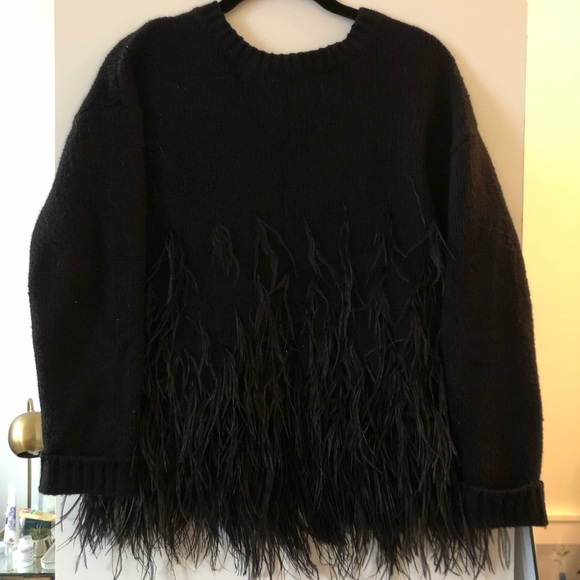 Elizabeth And James Feather Pullover 